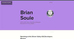 Desktop Screenshot of briansoule.com